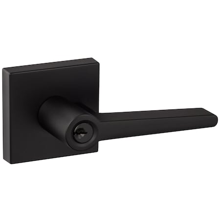 Sure-Loc Hardware Sure-Loc Hardware Basel Square Entry Lever, Flat Black BS107-SQ FBL